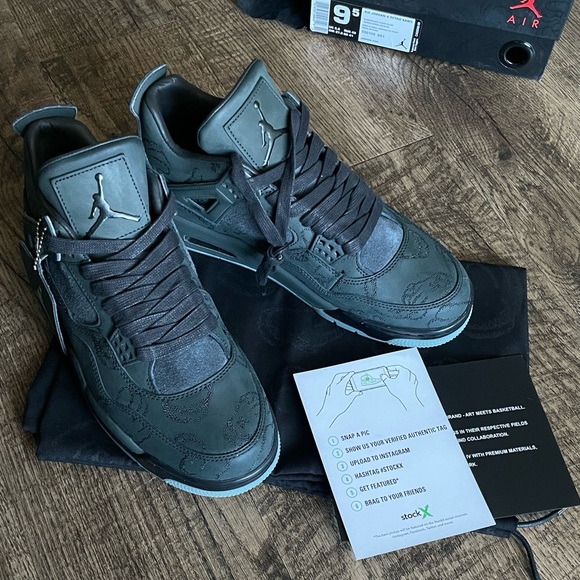 Jordan Other - Jordan 4 Kaws Black